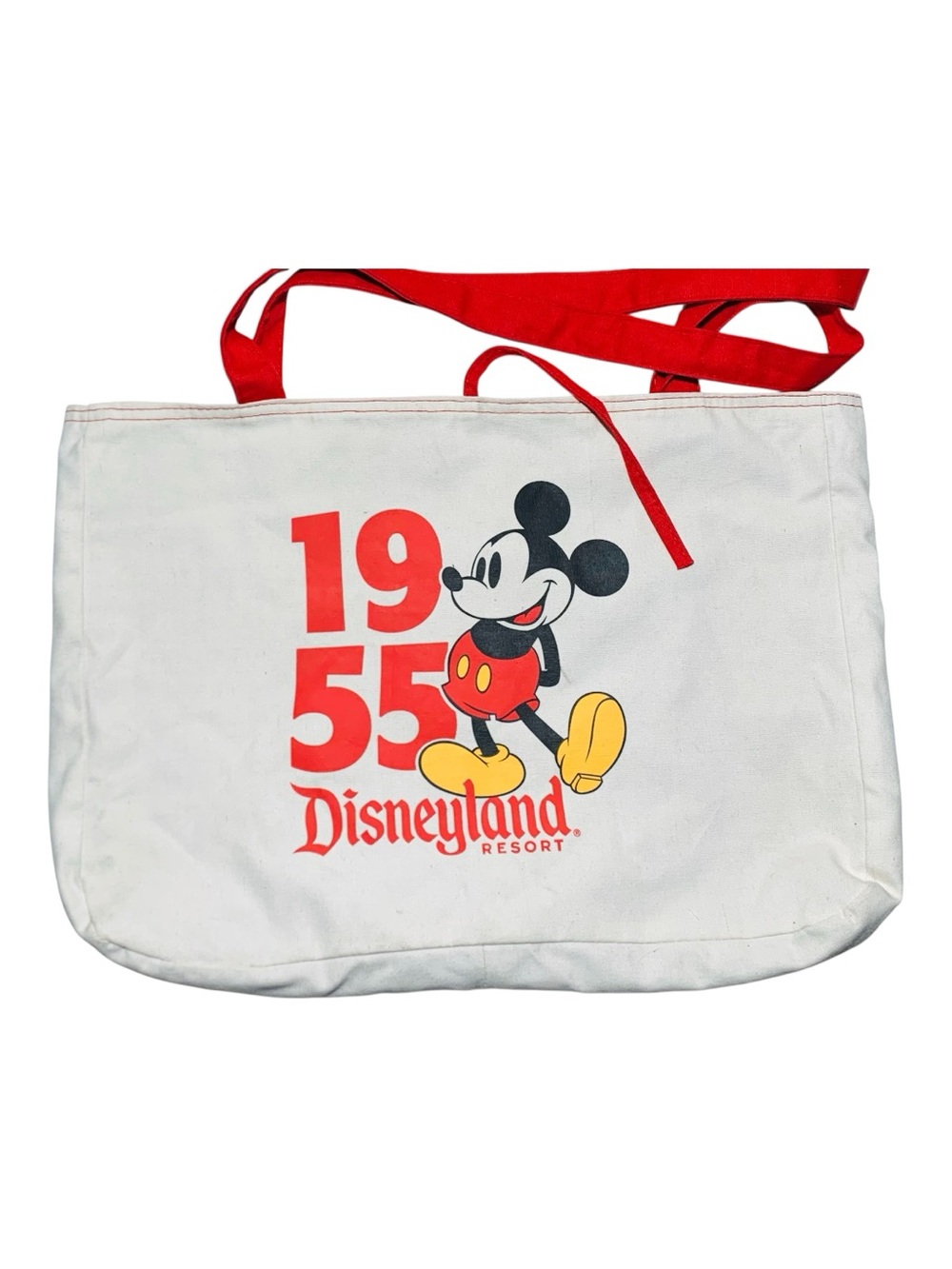 Disney Parks Disneyland 1955 Mickey Reversible Canvas Tote